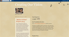 Desktop Screenshot of creatingourvision.blogspot.com