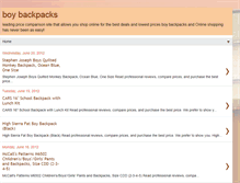 Tablet Screenshot of boybackpacksz.blogspot.com