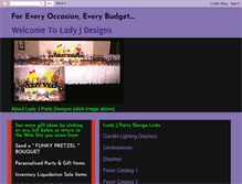 Tablet Screenshot of ladyjdesignsgifts.blogspot.com
