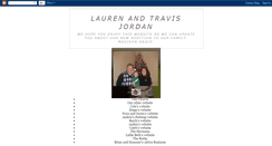 Desktop Screenshot of laurenandtravisjordan.blogspot.com