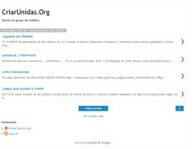 Tablet Screenshot of criarunidas.blogspot.com