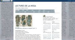 Desktop Screenshot of lecturesdelamissa.blogspot.com