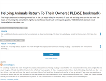 Tablet Screenshot of lvanimalhelpers.blogspot.com
