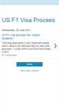 Mobile Screenshot of f1visaprocess.blogspot.com