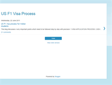 Tablet Screenshot of f1visaprocess.blogspot.com