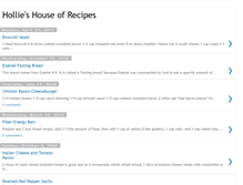 Tablet Screenshot of holliesrecipes.blogspot.com