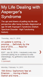 Mobile Screenshot of dealingwithaspergers.blogspot.com