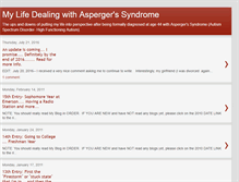 Tablet Screenshot of dealingwithaspergers.blogspot.com