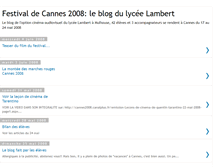 Tablet Screenshot of cannes-2008.blogspot.com