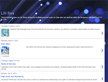 Tablet Screenshot of lilliascensionfiles.blogspot.com