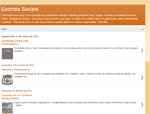 Tablet Screenshot of escritossociais.blogspot.com