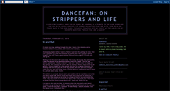 Desktop Screenshot of dancefan.blogspot.com