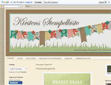 Tablet Screenshot of kirstensstempelkiste.blogspot.com