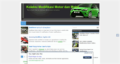 Desktop Screenshot of modofikasimotor.blogspot.com
