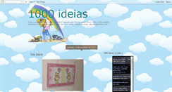 Desktop Screenshot of 1000ideiasminhas.blogspot.com