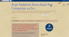 Desktop Screenshot of kopi-istimewa-kopimahkotadewa.blogspot.com