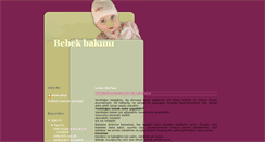 Desktop Screenshot of bebegimiseviyorum.blogspot.com