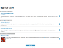 Tablet Screenshot of bebegimiseviyorum.blogspot.com