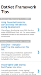 Mobile Screenshot of dotnetframeworktips.blogspot.com
