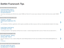 Tablet Screenshot of dotnetframeworktips.blogspot.com