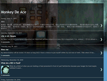 Tablet Screenshot of monkeydeace.blogspot.com