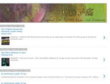 Tablet Screenshot of kiwi-arts.blogspot.com