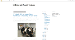 Desktop Screenshot of elblocdesanttomas.blogspot.com