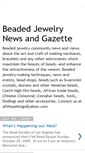 Mobile Screenshot of beadedjewelrynews.blogspot.com