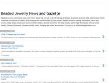 Tablet Screenshot of beadedjewelrynews.blogspot.com