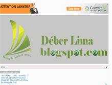 Tablet Screenshot of deberlima.blogspot.com