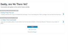 Tablet Screenshot of daddyarewethereyet-kidzana.blogspot.com