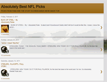 Tablet Screenshot of absolutelybestnflpicks.blogspot.com