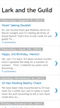 Mobile Screenshot of larkandtheguild.blogspot.com