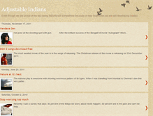 Tablet Screenshot of adjustableindians.blogspot.com