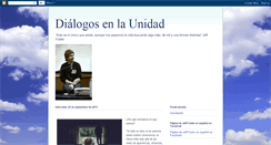 Desktop Screenshot of dialogosenlaunidad.blogspot.com