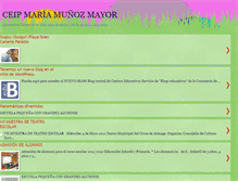 Tablet Screenshot of ceipmariamunozmayor.blogspot.com