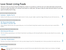 Tablet Screenshot of lovestreetlivingfoodsblog.blogspot.com