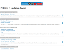 Tablet Screenshot of politics-judaism.blogspot.com