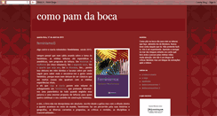 Desktop Screenshot of comopamdaboca.blogspot.com