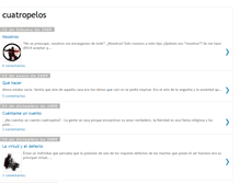 Tablet Screenshot of cuatropelos.blogspot.com