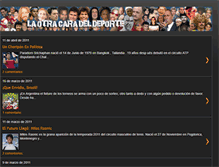 Tablet Screenshot of laotracaradeldeporte.blogspot.com