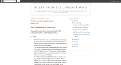 Desktop Screenshot of enotesunderground.blogspot.com