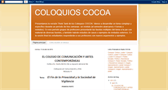 Desktop Screenshot of coloquioscocoa.blogspot.com