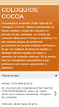 Mobile Screenshot of coloquioscocoa.blogspot.com