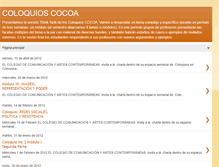 Tablet Screenshot of coloquioscocoa.blogspot.com