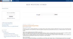Desktop Screenshot of bedwettingcured.blogspot.com