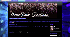 Desktop Screenshot of downpourfestival.blogspot.com