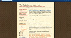 Desktop Screenshot of cantankerousconservative.blogspot.com