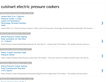 Tablet Screenshot of cuisinartelectricpressurecookers.blogspot.com