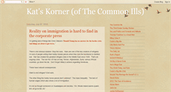 Desktop Screenshot of katskornerofthecommonills.blogspot.com